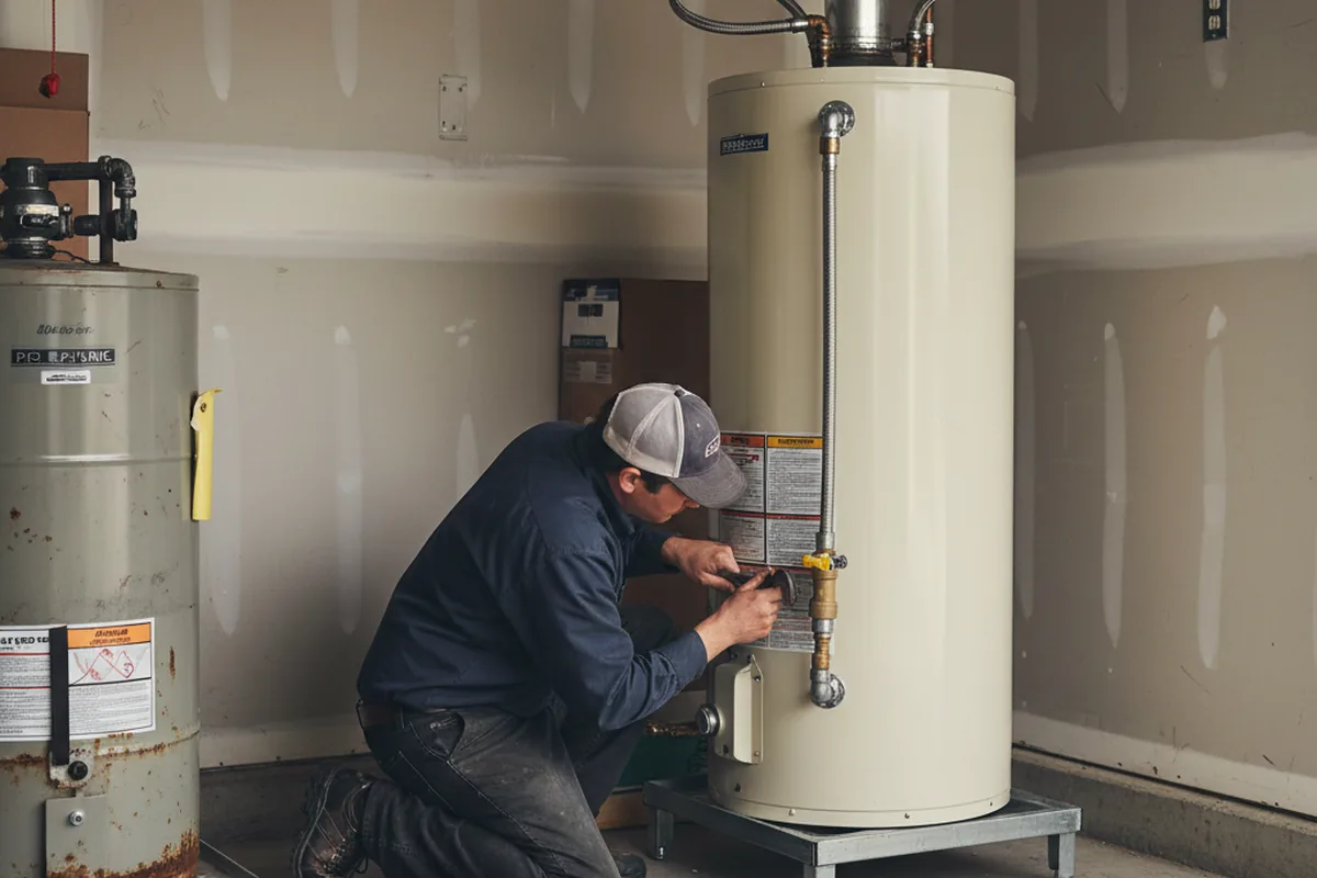 Water heater and shutoff valve replacement in Marina Del Rey